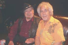 Mac Wiseman and friend Marty Martel