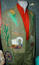 Porter Wagoner's suit at the Willie Nelson and Friends Museum in Nashville, Tennessee.