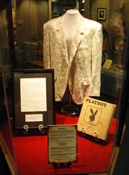 The Ronnie Milsap exhibit at the Willie Nelson and Friends Museum in Nashville, Tennessee.