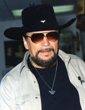 Waylon Jennings in Nashville in March of 1999 at the Ben Dorcy Day held at the Ernest Tubb Record Shop.