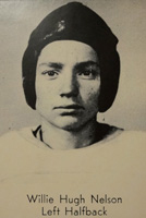 Willie Nelson played halfback for the Abbott High Panthers in 1948.